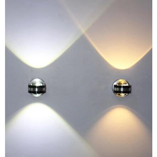 2W 6W LED Wall Light UP and Down Indoor Lighting Light Fixture Wall Lamp For Bedside Living Room Bedroom Aisle Wall Lamp