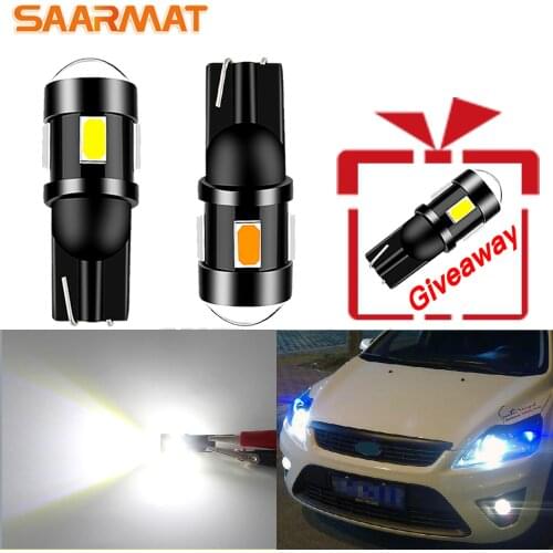 2pcs Plug and play 6000K white Car ceiling light reading light For Ford Focus 2 3 Fiesta MK2 MK3 Mondeo MK4 Fusion Ranger