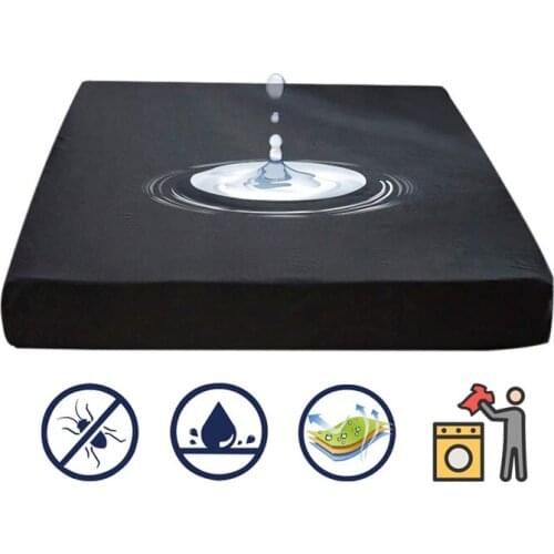 Waterproof Mattress Cover Thick Quilted Fitted Bed Sheet With Elastic Band 160*200 Bedding Queen King Non-slip Sheet Dust Cover