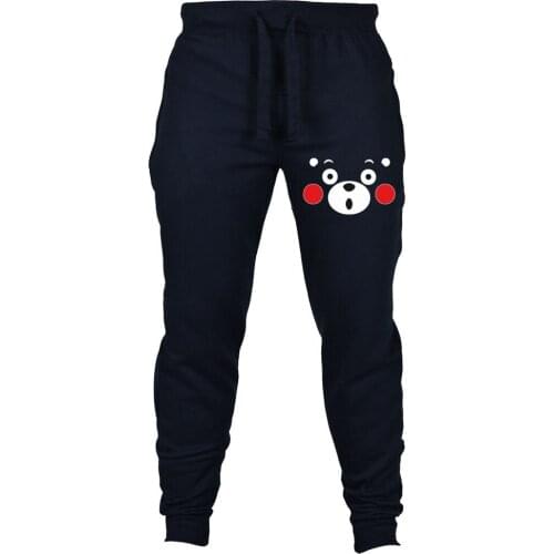 Japan anime Kumamon Sweatpants Autumn Winter Men Joggers Fitness Long Trousers Sweatpants cute bears cosplay pants