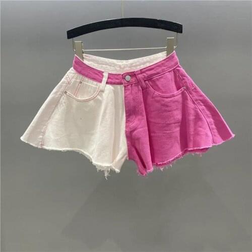 Women shorts Summer clothes Women pants Clothing Summer 2021 Womens summer clothing Wide leg skirt Girl short All-match Fashion