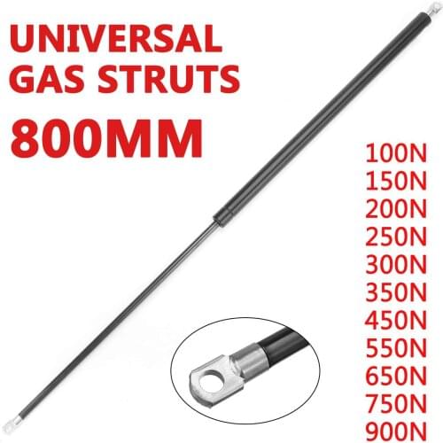 1pcs 800mm 100-900N Car Gas Strut Bars Gas Spring Hood Support Rod Shock Lift for RV Bed Window Bus Caravans