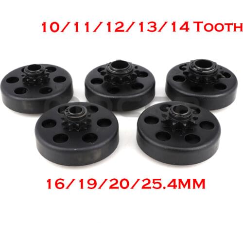 16mm 19mm 20mm 25.4mm Centrifugal Automatic Clutch 10/11/12/13/14 Tooth for GO Kart Fun Karting Minibike engine 420/35# Chain