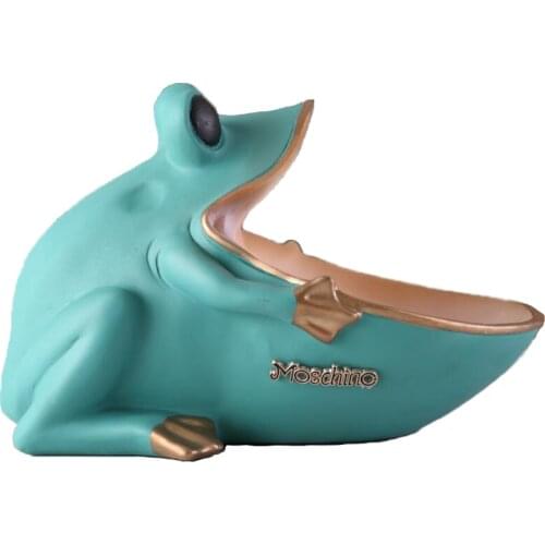 3D Frog,Statue,Home Decoration Accessory,Sculpture,Desk Decor,Storage Box,Table Figurine Miniature,Wedding Party Decorative Art