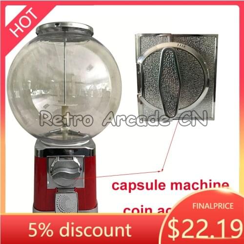 Coin Selector Acceptor Mechanical Mechanism Suitable for Capsule Ball Gum Toy Vending Machine