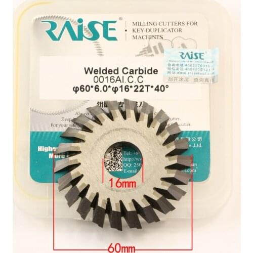 Raise 0016AI.C.C Welded carbide tungsten key cutting saw blade 60*6*16mm*22T cutter mini circular saw oscillating multi tool