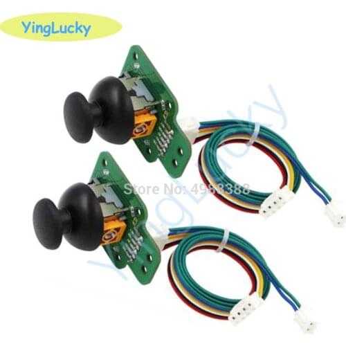 DIY Arcade Joystick 3D Gamepad Analog Stick Sensor Fly Joystick With Cable，for PC MAME Raspberry Pi Android Gamepad Controller