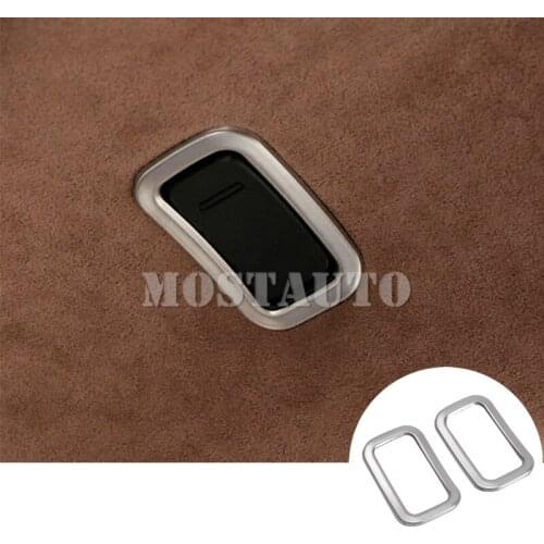 For Benz S Class W222 Stainless Car Roof Cargo Trunk Hook Trim Cover 2014-2018 2pcs Car Accessories Interior Car Decor Car Trim