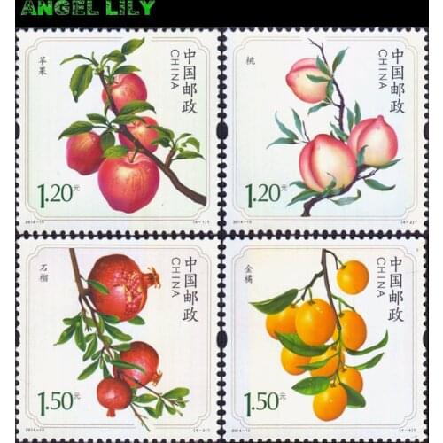 Fruits China All New Postage Stamps Fore Collection Topic Plants 4 PCS/set 2014-15