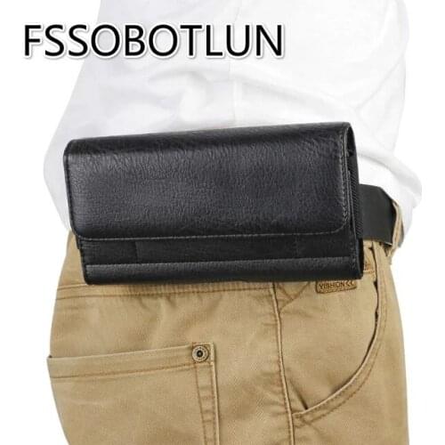 FSSOBOTLUN For AGM X2 Case High Quality Pu Leather Cover Phone waist Bag Cover Series Wallet Pouch Belt Clip Holster