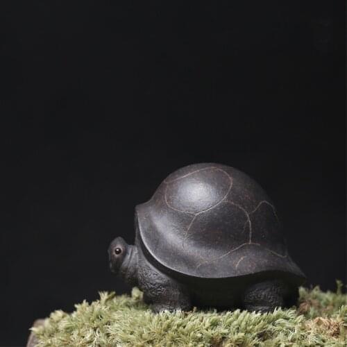 Ceramic tea pets, army turtles, tea ceremony accessories, coffee table decorations, micro landscape ornaments