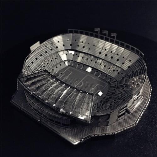 MMZ MODEL NANYUAN 3D Metal model kit 1:3500 CAMP NOU STADIUM Assembly Model DIY 3D Laser Cut Model puzzle toys for adult