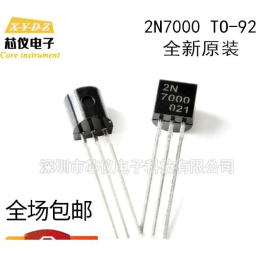 Xinyuan 20PCS/LOT MOSFET N-Channel TO92 60-Volts 2N7000 20PCS/LOT New Signal 200 Small And Mamps Original