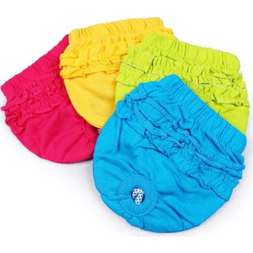 New Pet Dog Cat Physiological Shorts Doggy Underwear Pants Small Female Dog Sanitary Briefs For Puppy Kitty