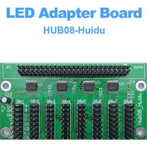 Huidu HUB08 Hub board work with D30 asynchronous & synchronous led control card for indoor outdoor LED screen