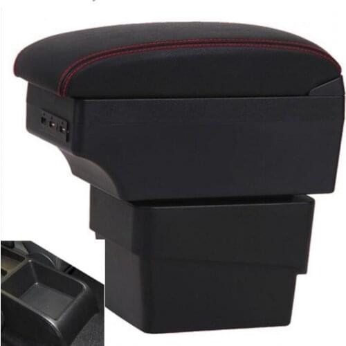 For Skoda Octavia Armrest For Skoda Octavia Mk3 A7 2014-2017 Car Armrest box Retrofit parts Storage box car accessories USB