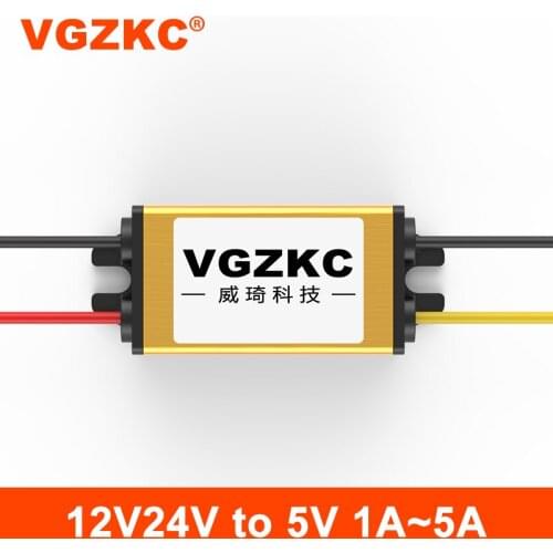 12V24V to 5V 1A 2A 3A DC power converter 24V to 5V power module 12V to 5V car converter