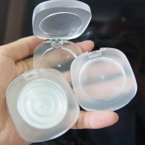 10/30pcs Clear Empty Eyeshadow Palette Plastic Eyeshadow Storage Box Case with Aluminum Plate