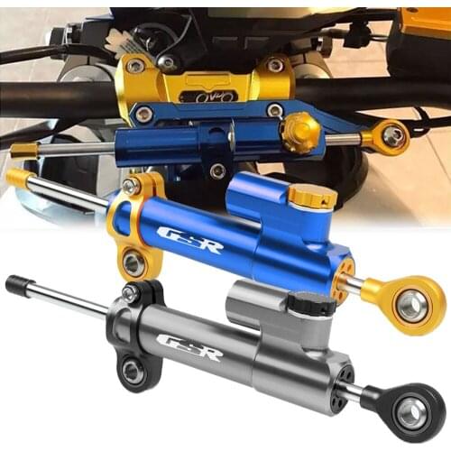 CNC Adjustable Motorcycles Steering Stabilize Damper Bracket Mount Kit FOR SUZUKI GSR400 GSR600 GSR750 2006 2007 2008 2009-2020