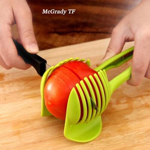 Potato Slicer Tomato Cutter Tool Lemon Cutting Holder Cooking Tools Lounged Shreadders Slicer Kitchen Accessories Kitchen Tools