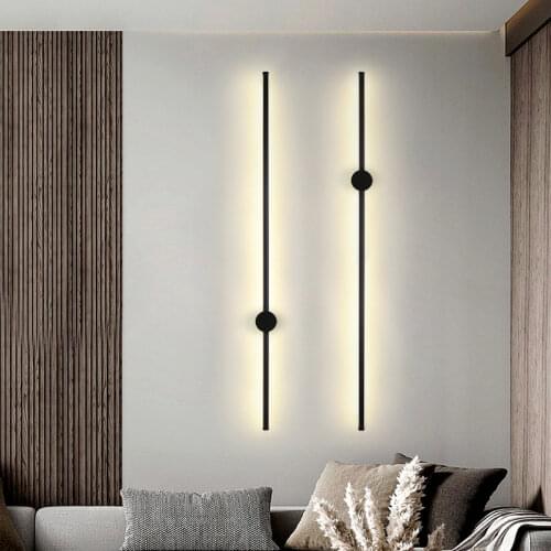 Modern Minimalist Led Wall Lamp Long Wall Light for Living Room Bedroom Sofa Background Wall Lighting Bedside Lamps Home Decor