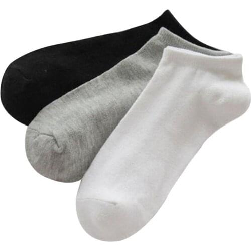 Spring Summer Women Cotton Ankle Socks Women Business Casual Solid Colors Short Socks Female Sock Slippers Meias Sox 5pairs/lot