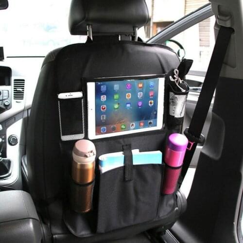 1/2pcs Car Auto Seat Back Organizer Holder 8Pocket Phone Ipad Travel Storage Bag Hanger Interior Accessories Net