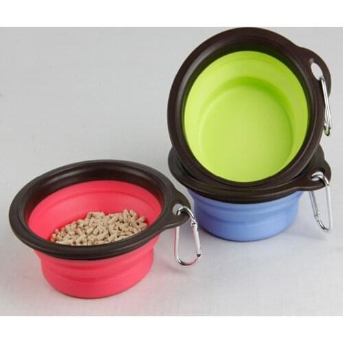 1PC Puppy Pet Dog Water Feeder Bowl Collapsible Travel Portable Dog Cat Water Bowl Pet Supplies Feeder Bowl