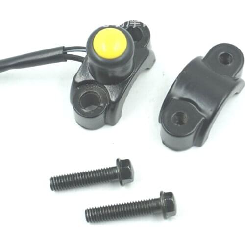 1Pc 7/8" 22mm Motorcycle Handlebar Mount Switch Button Headlight Power Start Kill Lights Fog Light Switches Self reset switch