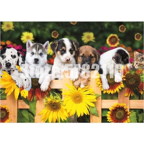 Diamond Embroidery 5D DIY Diamond Painting Dogs Gardening & Flowers Art Cross Stitch Rhinestone Mosaic Home Decor Crafts gifts