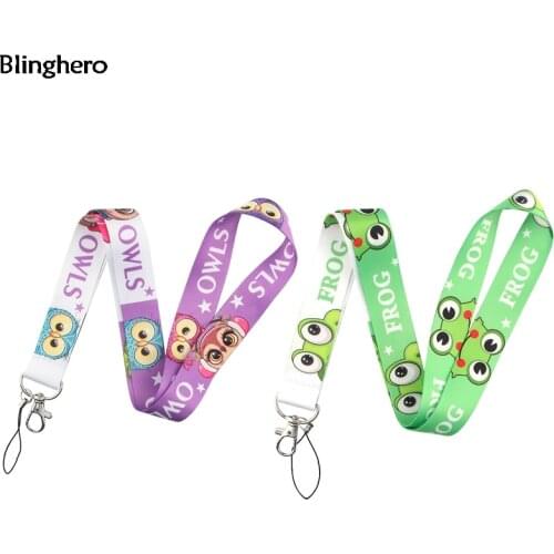 Blinghero Animal Print Lanyard for Keys Cute USB Phone Camera Neck Strap ID Badge Holder Fashion Gifts for Friends BH0429