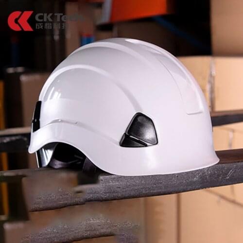 CK Tech.Protective Helmet for Construction Worker Damping Cotton 6-Point Suspension Clear vision Rescue Helmet Climbing Hard Hat
