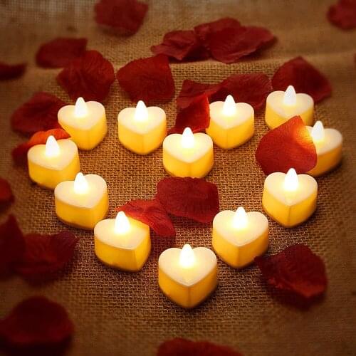 RGB Flameless LED Tea Light Candles Lamp Battery Flickering Electric Candles Lights for Wedding Decor Proposal Led Candle Lamp