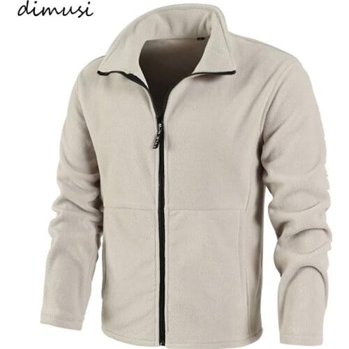 DIMUSI Autumn Winter Mens Bomber Jackets Casual Male Outwear Polar Warm Baseball Coats Mens Slim Fit Business Jackets Clothing