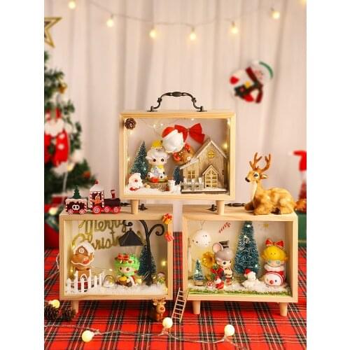 Blind Box Storage Display Box Dust-proof Storage Display Stand Hand-made Box Doll Storage Organizer Decoration Showcase