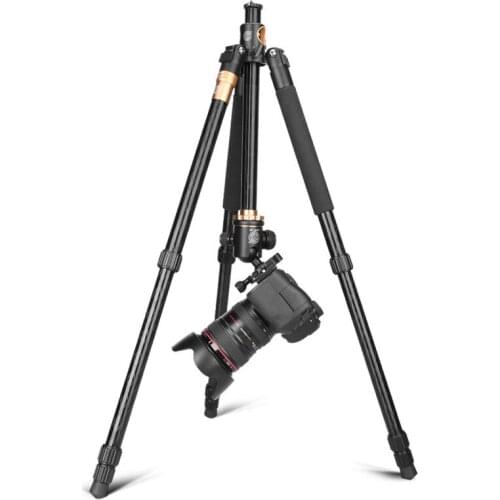 Q999H central axis horizontal tripod bird watching gimbal overhead shot L frame macro cross arm camera bracket