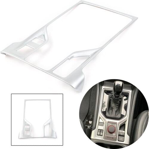Car Interior Middle Gear Box Panel Decorate Cover Trim For Subaru Forester 2019-2020 Chrome ABS Car-Styling RHD Only