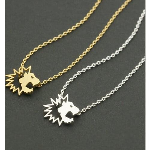Lion Head Pendant women Necklace Christmas gift for women best friends