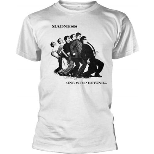Madness Mens One Step Beyond T-Shirt White