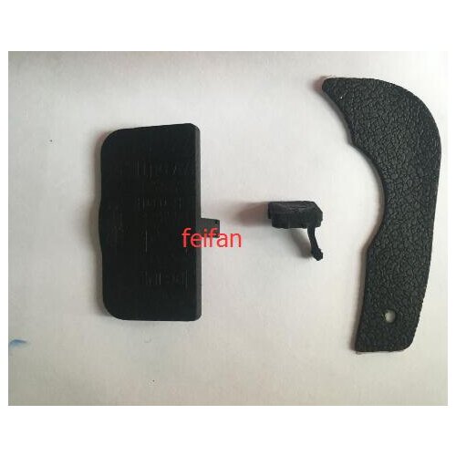 A Set of USB DC IN HDMI AV OUT Interface Terminal Rubber Cover & Back Thumb Rubber Part For Nikon D90