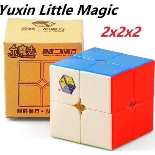 New Good Selling Yuxin Little Magic 2x2x2 Magic Cube Puzzle Magico cubo Zhisheng 2x2 Speed Cube Education Puzzle Kid Toys