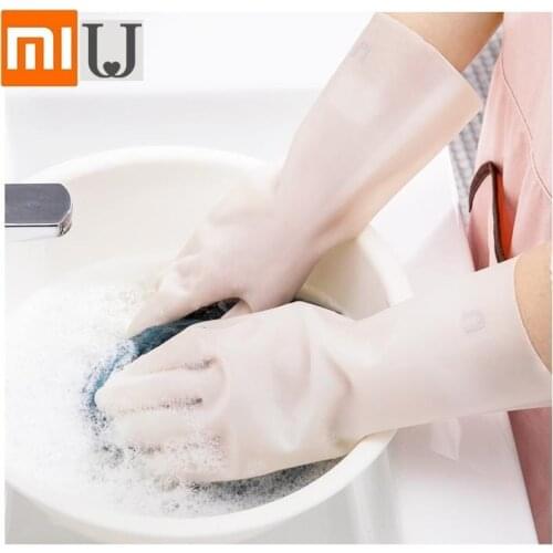 For Youpin Environmental protection nitrile rubber gloves Female housework cleaning Kitchen dishwashing Washing clothes