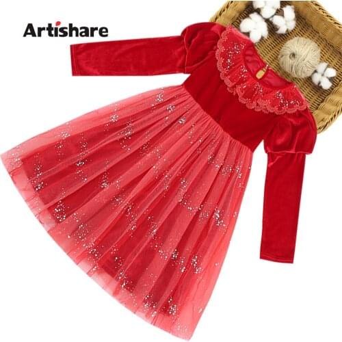 Girl Sweater Dress Patchwork Kids Party Dresses For Girls Spring Autumn Children Dress Casual Style Childrens Costumes For Girl