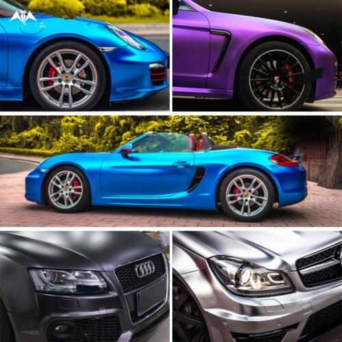 2pcs 50*150cm Electro-Coating Car Body Film Color Change Viny Wrap Exterior Interior Styling Stickers for Audi VW Honda BMW