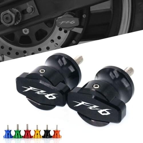 For YAMAHA FZ6 FAZER FZ6S 2004-2015 2014 2013 2012 2011 Motorcycle CNC Frame Stands M6 Screws sliders Swingarm Spools Slider