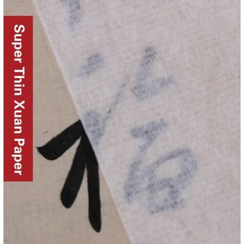 20sheet Translucent Mica Xuan Paper Rijstpapier Chinese Painting Tracing Paper Ultra-thin Chinese Ripe Rice Paper Papel Arroz
