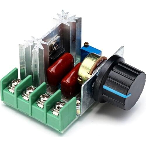 2000W 50-220V 25A PWM Motor Speed Controller For Electric Stove Lighting Dimmer