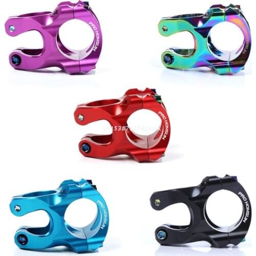Ultra-Light MTB Mountain Bike Stem Handlebar Bicycle Short Bar Aluminum Alloy Steerer Cycling Accessories Dropship