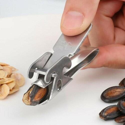 Steel Nut Sheller Peanut Pincers Melon Seeds Opener Walnut Sunflower Peeler Clamp Kitchen Plier Garget Seeds E9P2