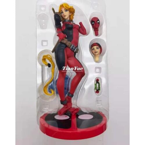 Marvel Bishoujo Statue X-Men Deadpool San Diego Lady Deadpool Limited Edition Boxed Figure 23CM